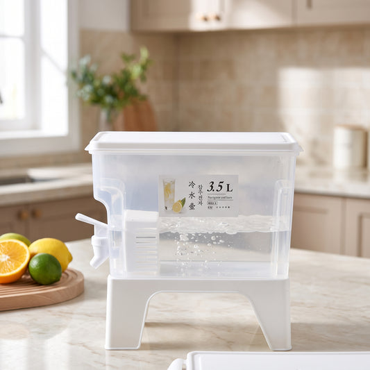 Heat-Resistant Cold Water & Juice Dispenser with Anti-Clog Spigot
